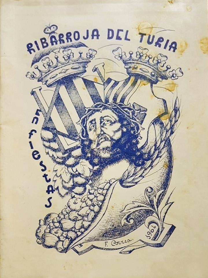 Fiestas patronales en honor del Santísimo Cristo de los Afligidos 1964 Riba-roja de Túria / Ribarroja del Turia